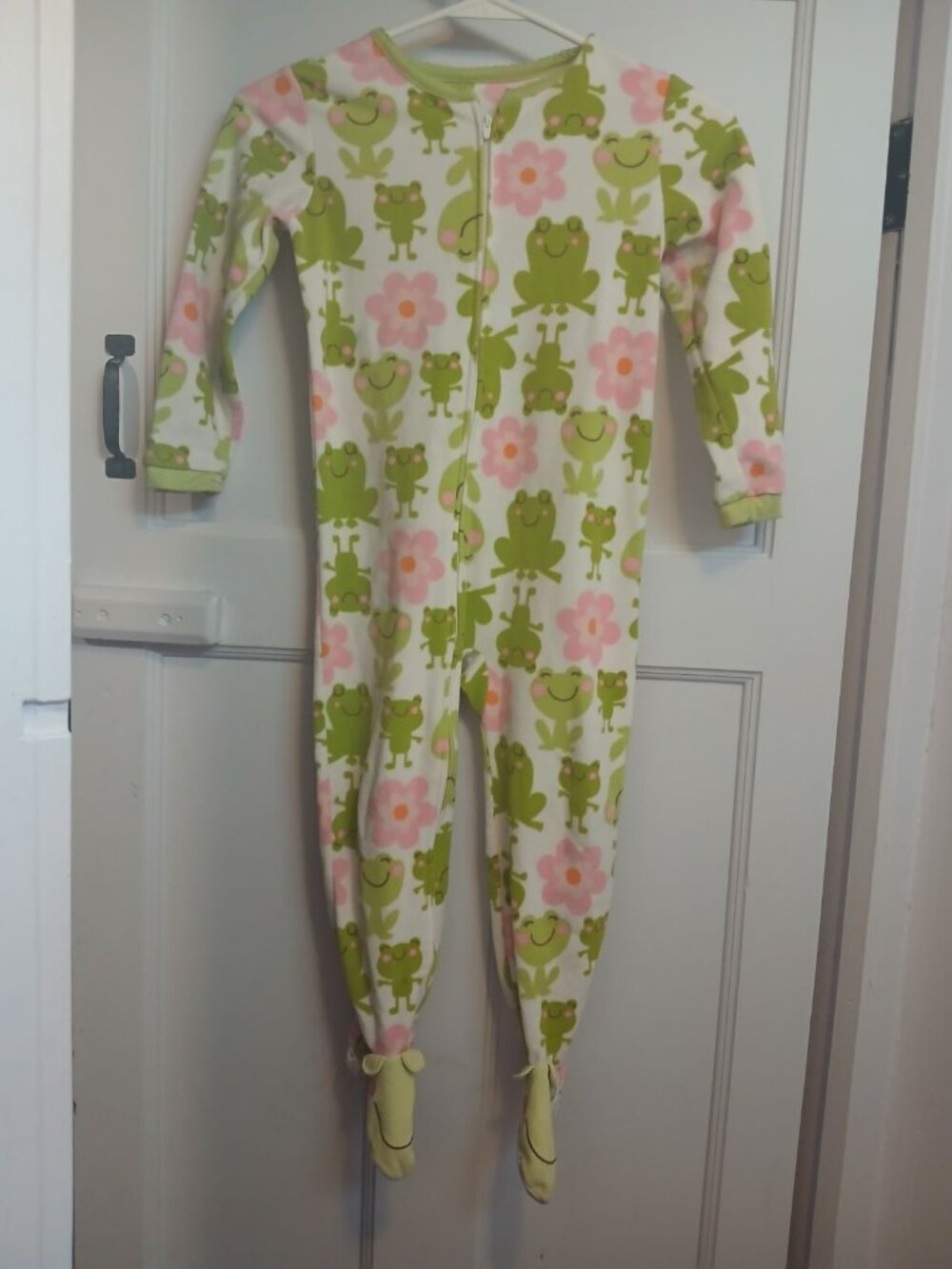 Carter's Girls 4T Frog One Piece Pajamas